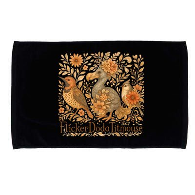 Bird Subtle Flicker Dodo Titmouse  Microfiber Hand Towel