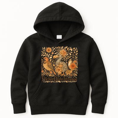 Bird Subtle Flicker Dodo Titmouse  Kids Hoodie