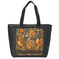 Bird Subtle Flicker Dodo Titmouse  Zip Tote Bag