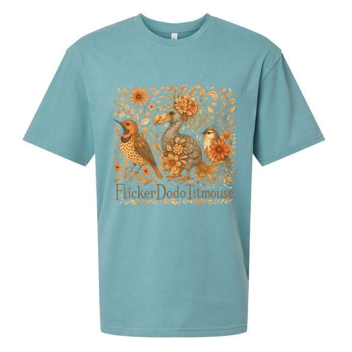 Bird Subtle Flicker Dodo Titmouse  Sueded Cloud Jersey T-Shirt