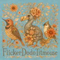 Bird Subtle Flicker Dodo Titmouse  Sueded Cloud Jersey T-Shirt