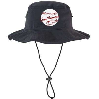 Baseball San Francisco Vintage Giant Ball National Pastime Bucket Hat