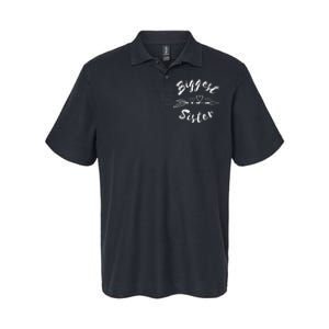 Biggest Sister Family Gift Softstyle Adult Sport Polo