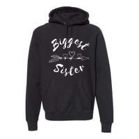 Biggest Sister Family Gift Premium Hoodie