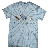 Bird Subtle Flicker Dodo Titmouse Tie-Dye T-Shirt