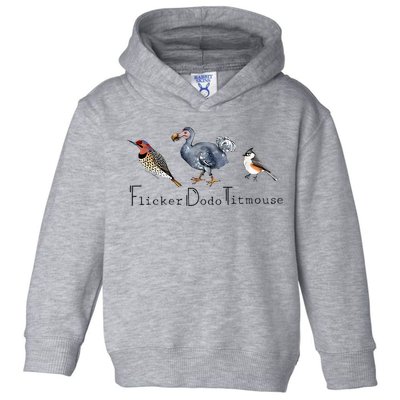 Bird Subtle Flicker Dodo Titmouse Toddler Hoodie