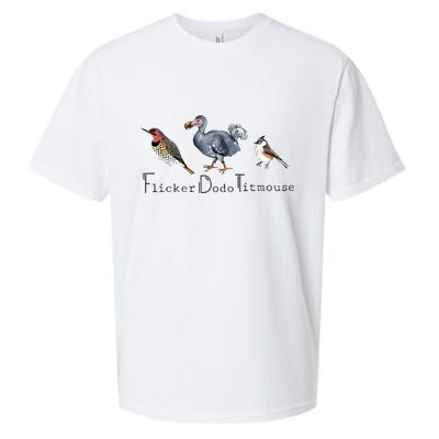 Bird Subtle Flicker Dodo Titmouse Sueded Cloud Jersey T-Shirt