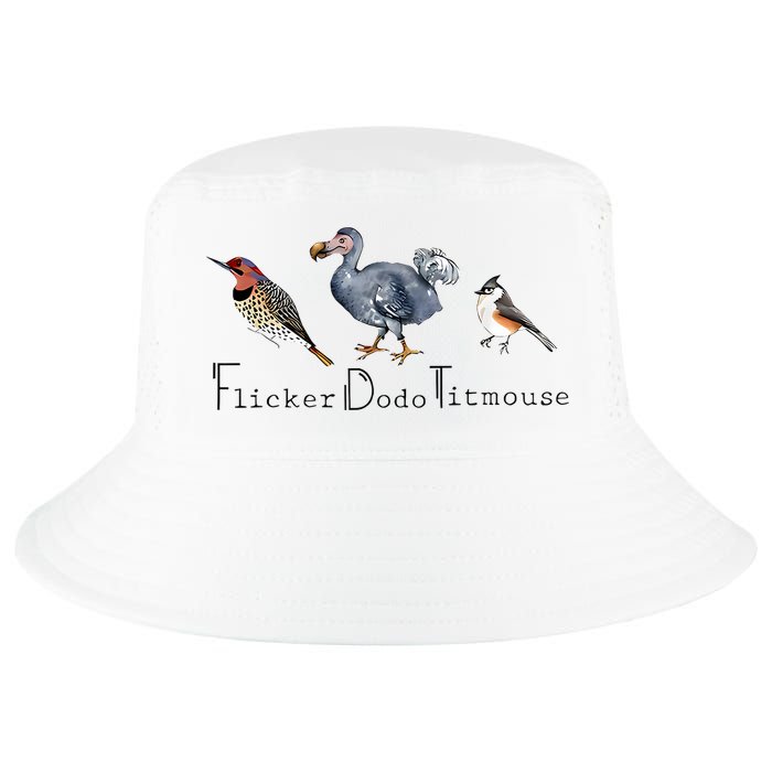 Bird Subtle Flicker Dodo Titmouse Cool Comfort Performance Bucket Hat