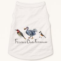 Bird Subtle Flicker Dodo Titmouse Doggie Tank