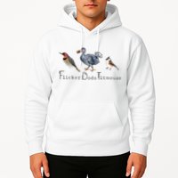 Bird Subtle Flicker Dodo Titmouse Hoodie