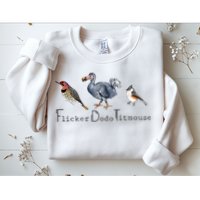 Bird Subtle Flicker Dodo Titmouse Sweatshirt