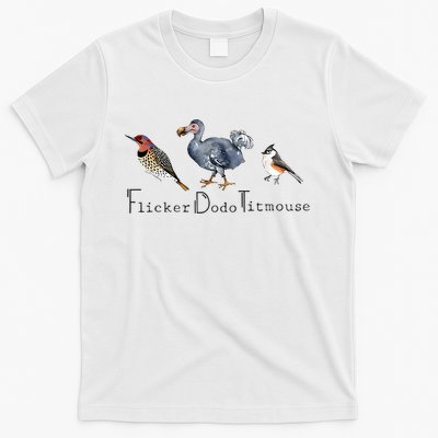 Bird Subtle Flicker Dodo Titmouse T-Shirt