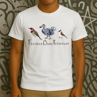 Bird Subtle Flicker Dodo Titmouse T-Shirt