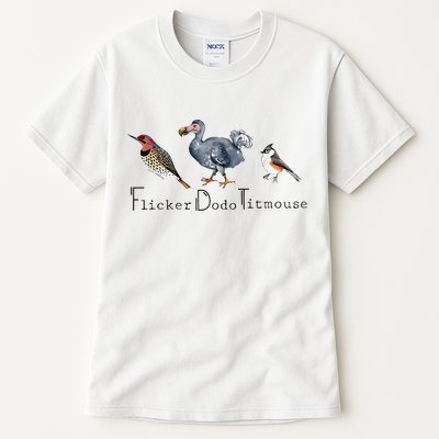 Bird Subtle Flicker Dodo Titmouse Tall T-Shirt