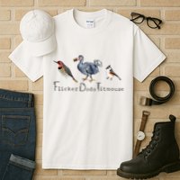 Bird Subtle Flicker Dodo Titmouse Tall T-Shirt