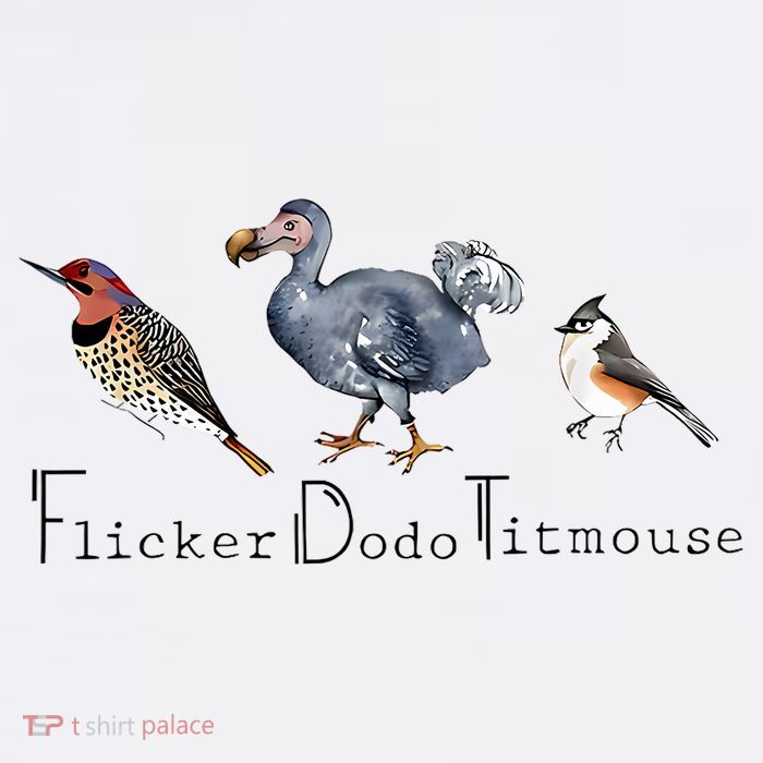 Bird Subtle Flicker Dodo Titmouse Adult Drive Performance Visor