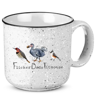 Bird Subtle Flicker Dodo Titmouse 15oz Campfire Ceramic Mug