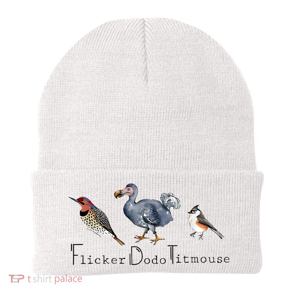 Bird Subtle Flicker Dodo Titmouse Beanie