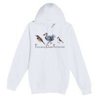Bird Subtle Flicker Dodo Titmouse Premium Pullover Hoodie