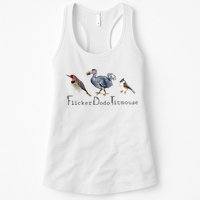 Bird Subtle Flicker Dodo Titmouse Womens Tank Top