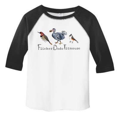 Bird Subtle Flicker Dodo Titmouse Toddler Fine Jersey T-Shirt