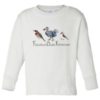 Bird Subtle Flicker Dodo Titmouse Toddler Long Sleeve Shirt