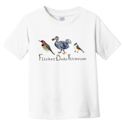Bird Subtle Flicker Dodo Titmouse Toddler T-Shirt