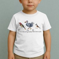 Bird Subtle Flicker Dodo Titmouse Toddler T-Shirt