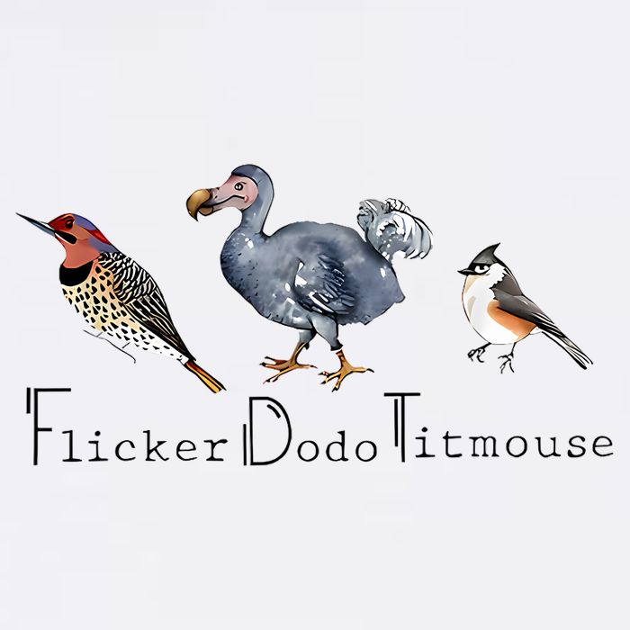 Bird Subtle Flicker Dodo Titmouse Toddler T-Shirt