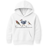 Bird Subtle Flicker Dodo Titmouse Kids Hoodie
