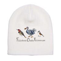 Bird Subtle Flicker Dodo Titmouse Short Acrylic Beanie
