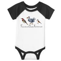Bird Subtle Flicker Dodo Titmouse Infant Baby Jersey Bodysuit