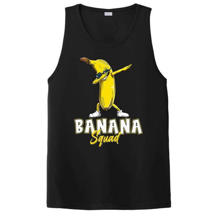 Banana Squad Funny Dabbing Banana Food & Dab PosiCharge Competitor Tank