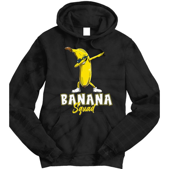 Banana Squad Funny Dabbing Banana Food & Dab Tie Dye Hoodie