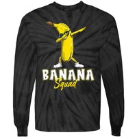 Banana Squad Funny Dabbing Banana Food & Dab Tie-Dye Long Sleeve Shirt