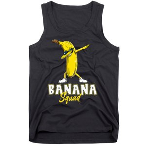 Banana Squad Funny Dabbing Banana Food & Dab Tank Top