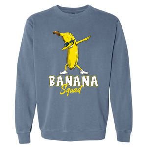 Banana Squad Funny Dabbing Banana Food & Dab Garment-Dyed Sweatshirt