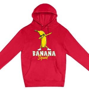 Banana Squad Funny Dabbing Banana Food & Dab Premium Pullover Hoodie