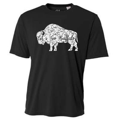 Buffalo Sports Fan Gear Let's Go Buffalo! Cooling Performance Crew T-Shirt