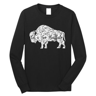 Buffalo Sports Fan Gear Let's Go Buffalo! Long Sleeve Shirt