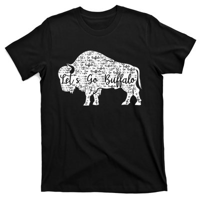 Buffalo Sports Fan Gear Let's Go Buffalo! T-Shirt