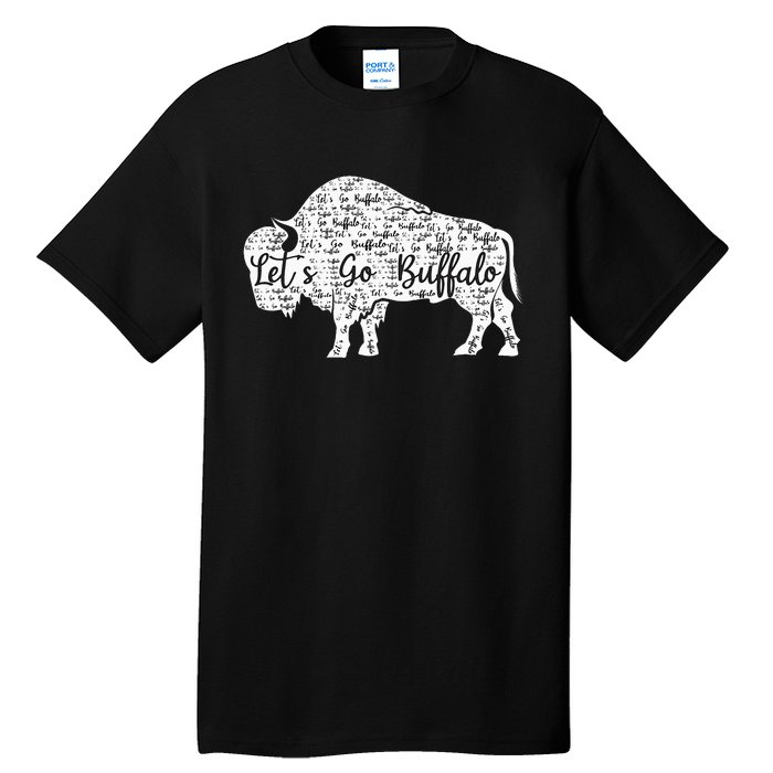 Buffalo Sports Fan Gear Let's Go Buffalo! Tall T-Shirt