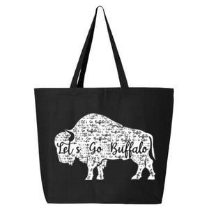 Buffalo Sports Fan Gear Let's Go Buffalo! 25L Jumbo Tote