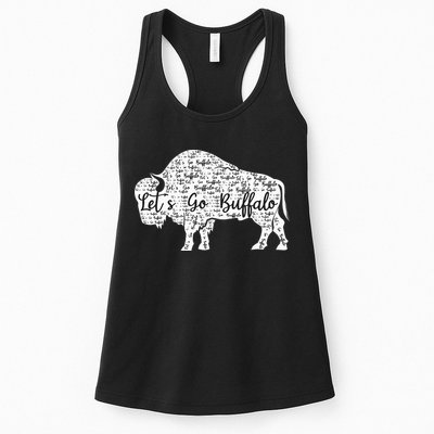 Buffalo Sports Fan Gear Let's Go Buffalo! Womens Tank Top