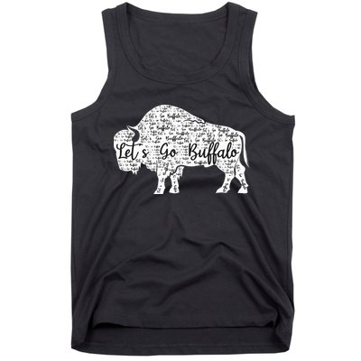 Buffalo Sports Fan Gear Let's Go Buffalo! Tank Top