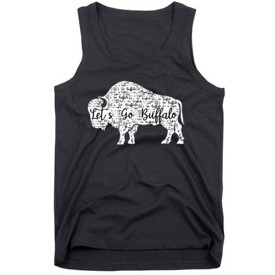 Buffalo Sports Fan Gear Let's Go Buffalo! Tank Top