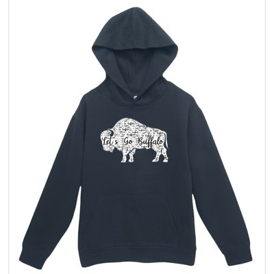 Buffalo Sports Fan Gear Let's Go Buffalo! Urban Pullover Hoodie