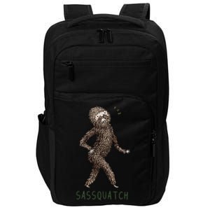 Bigfoot Sassquatch Funny Sassy Impact Tech Backpack