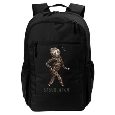 Bigfoot Sassquatch Funny Sassy Daily Commute Backpack