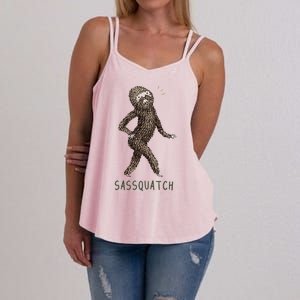 Bigfoot Sassquatch Funny Sassy Women's Strappy Tank